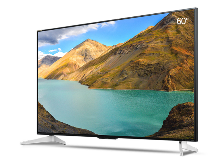 夏普60寸4K液晶彩色电视机